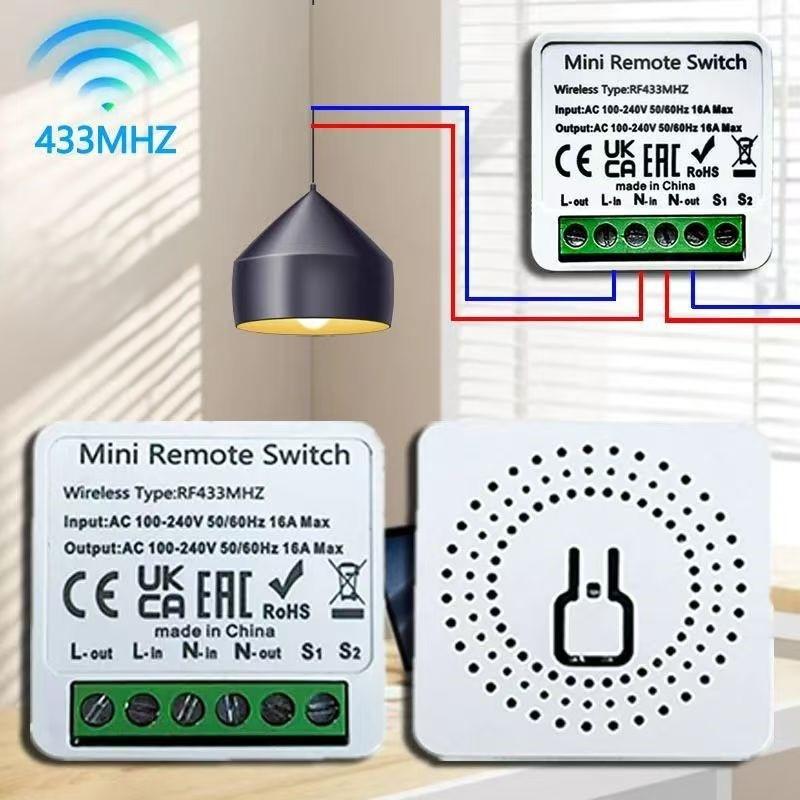 Diy Home Automation Controller - مفتاح ذكي لاسلكي بتردد 433 ميجاهرتز،
