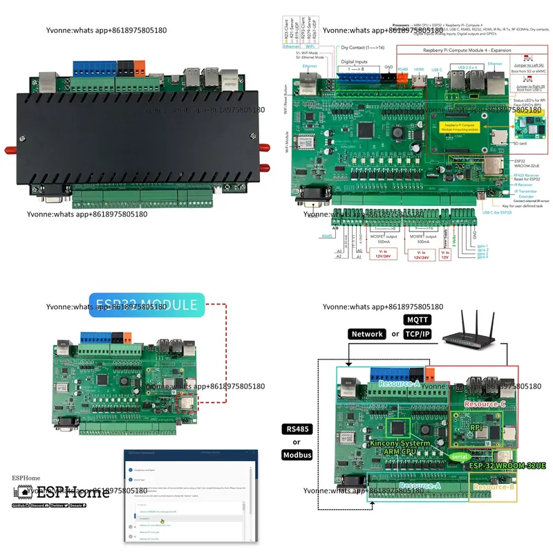 وحدة تحكم ذكية KC868-Server مع - مراجعة Diy Home Automation Server وسعره