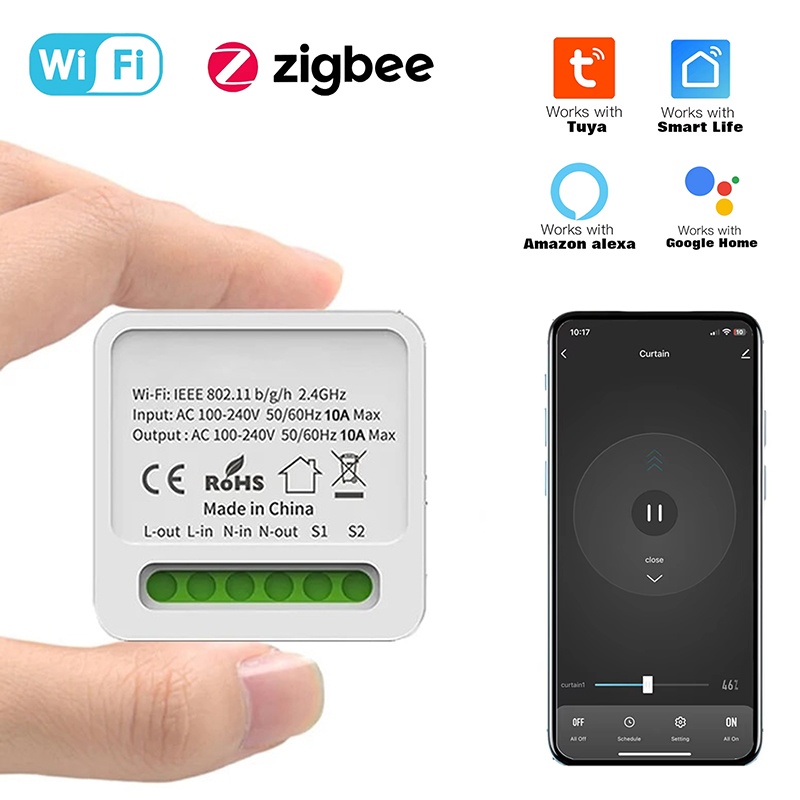 Tuya 16A Mini Wifi Smart Switc - مراجعة Diy Home Automation Controller وسعره