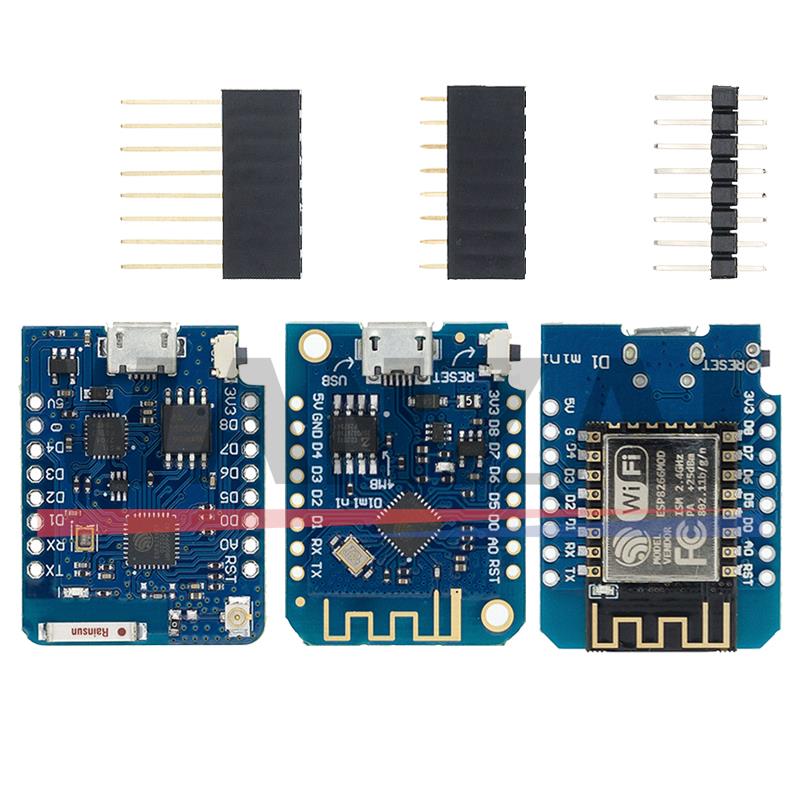 WeMos D1 Mini Pro V3.0.0 بايت  - مراجعة Esp8266 Nodemcu Board وسعره