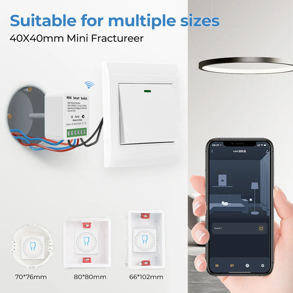 مفتاح ذكي صغير 16 أمبير من توي - مراجعة Diy Home Automation Controller وسعره